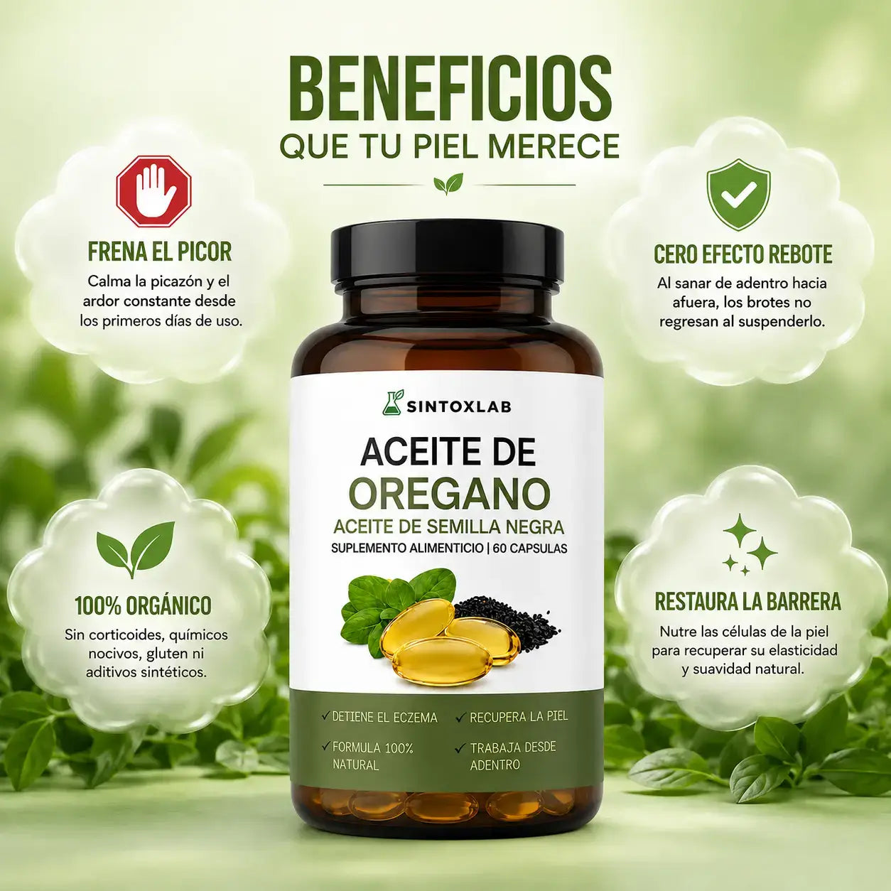 ✨ Chau brotes y picazón. Recuperá una piel sana y suave.